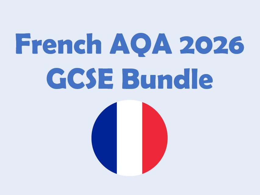 2026 French AQA Module 3 BUNDLE