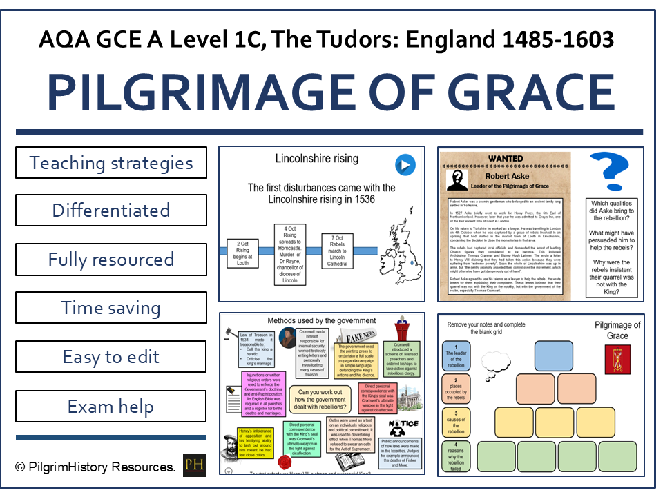 The Pilgrimage of Grace: Rebellion, Religion and Authority | AQA A Level History