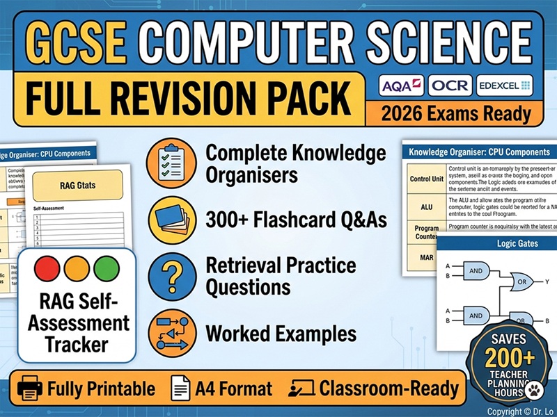 GCSE Computer Science 2026: Full Revision Bundle