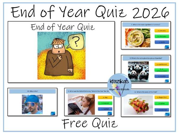 End of Year Quiz 2026
