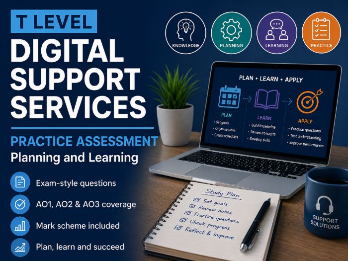 T-Level Core Paper Digital (Planning and Learning) Exam Practice