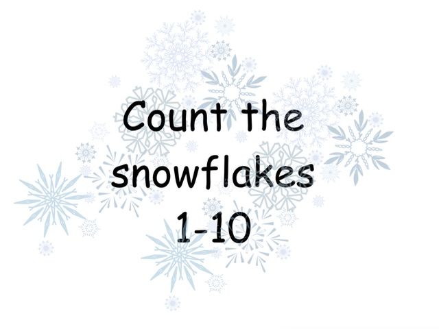 Count the Snowflakes Maths Activity