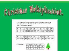 Christmas Maths: Multiplication