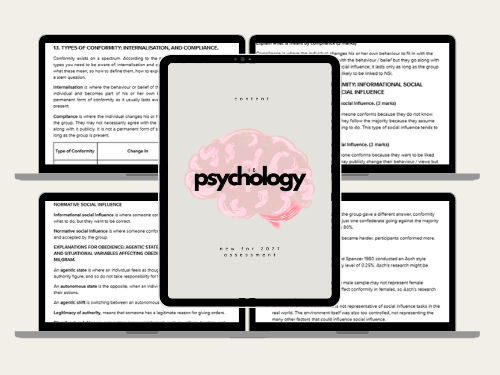 IB Psychology HL Revision Guide *NEW FOR 2027*