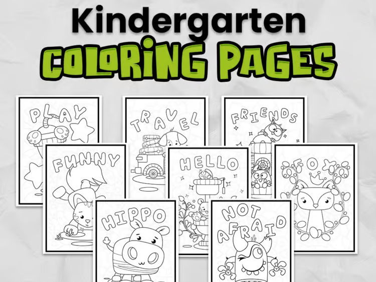 EYFS Colouring Pages Bundle | 25 Printable Colouring Sheets for Nursery, Reception & KS1