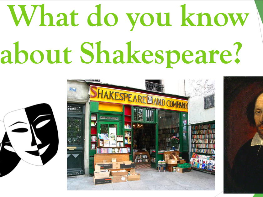 Introduction to Shakespeare lesson