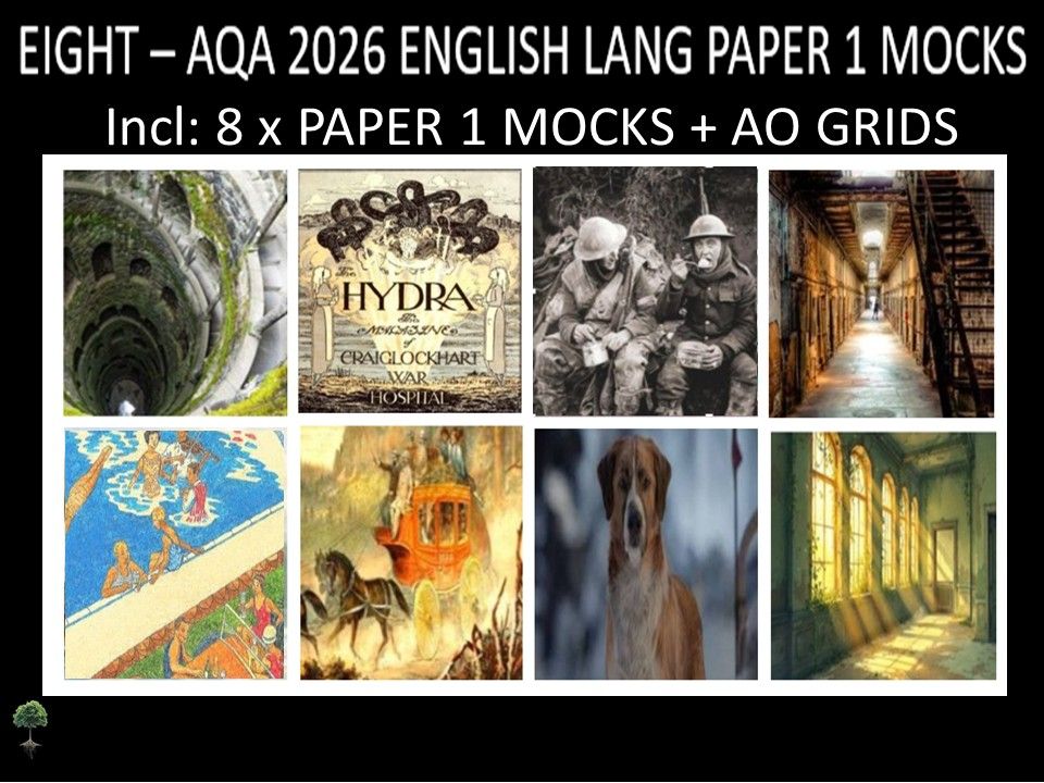 EIGHT - AQA  PAPER 1 | 2026 FULL MOCKS | AO GRIDS