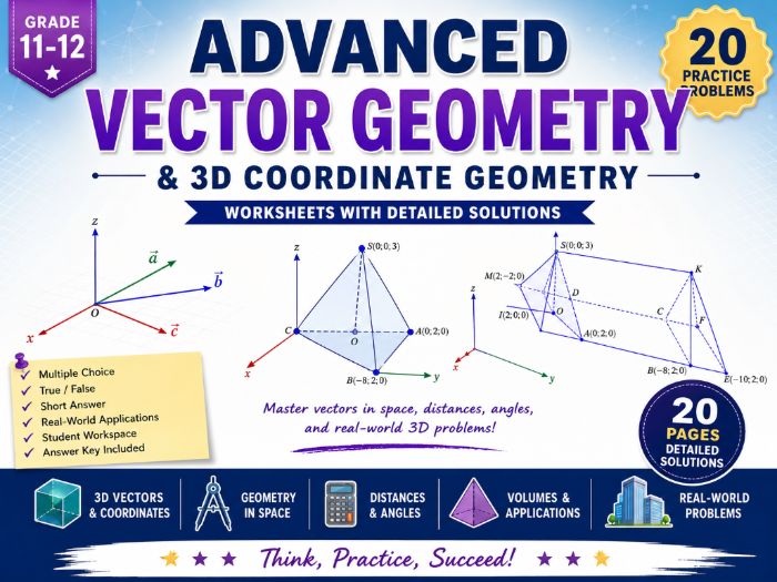 Advanced Vector Geometry & 3D Coordinates