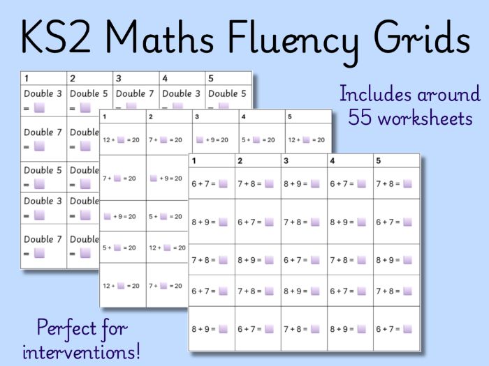 KS2 Maths Precision Teaching Quick Fire Grids – Fluency & Intervention Pack