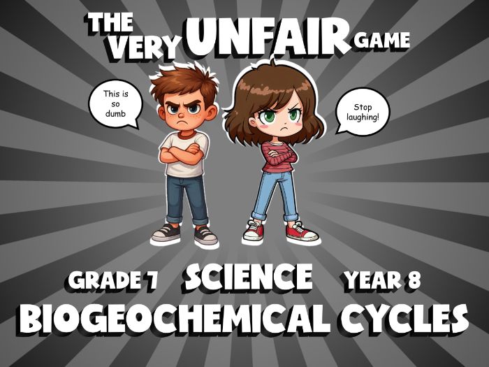 Biogeochemical Cycles VERY UNFAIR GAME | No-Prep Year 8 Science Review Activity