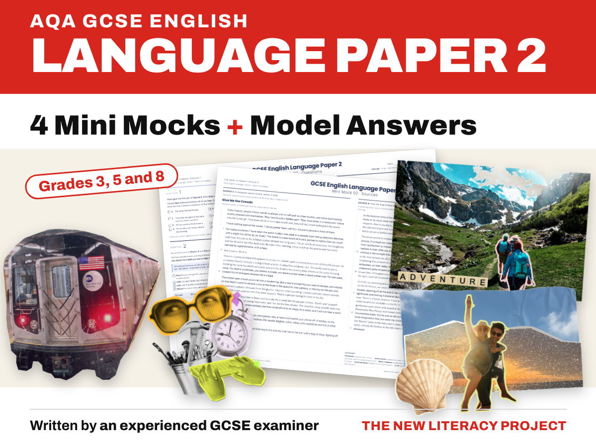 AQA GCSE English Language Paper 2 Mini Mocks Bundle | 4 Practice Papers + Model Answers | 2026.