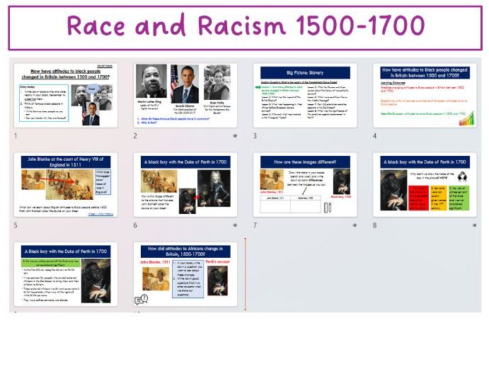 Race and Racism 1500-1700
