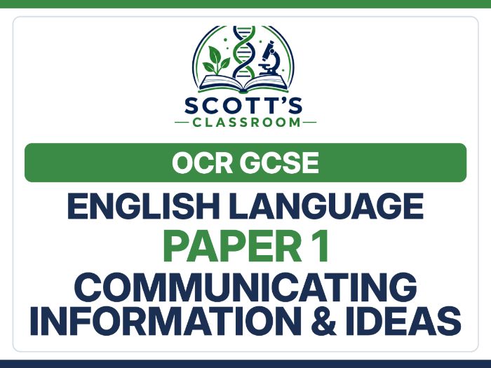 OCR English Language Paper 1 Workbook J351