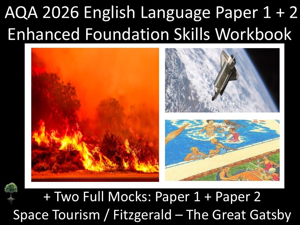 AQA 2026 English Language Paper 1 + 2 : Enhanced Foundation Skills Workbook + MODELS