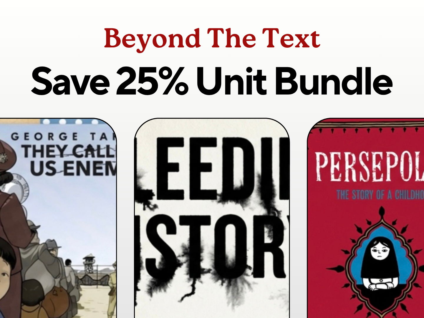 Graphic Novel Bundle | Persepolis • Maus • They Called Us Enemy | High School