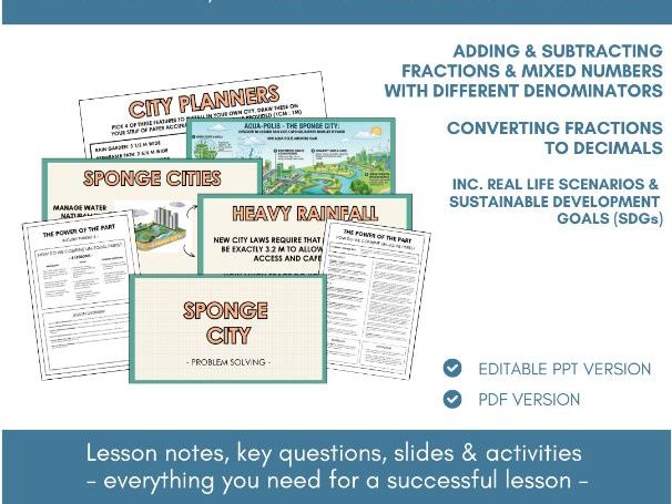 Problem Solving | Fractions & Decimals | Lesson Notes, Slides & Activities
