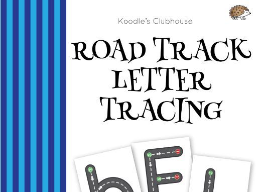 Road track letter tracing
