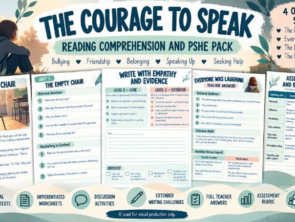 The Courage to Speak | KS2 KS3 Comprehension