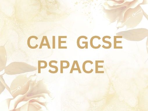 CAIE GCSE PHYSICS SPACE