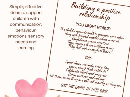 Practical Children's Support Strategy Cards