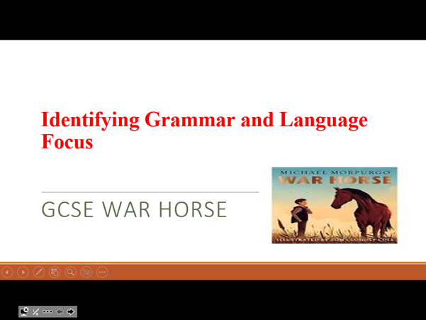 GCSE War Horse