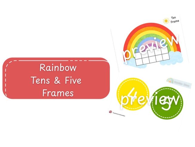 Rainbow Ten and Five Frames & Discs