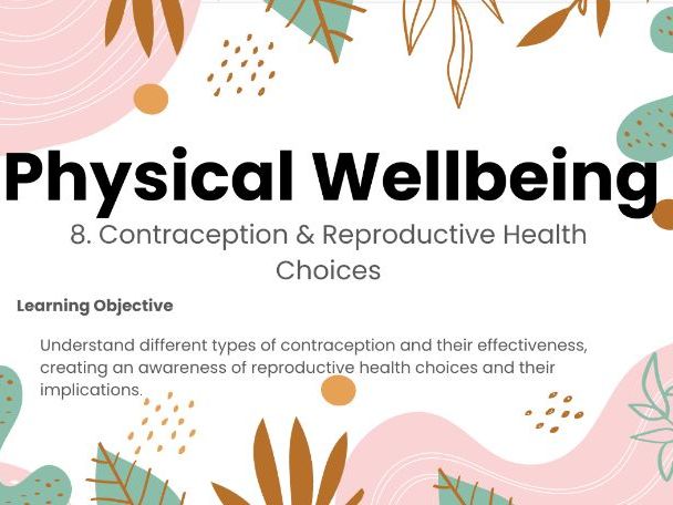 Contraception & Reproductive Health Choices - KS4 Year 11 PSHE Lesson