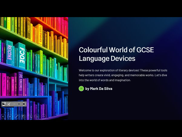 Colourful World of GCSE  Language Devices