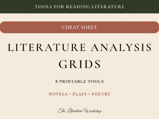 Literature Analysis Grids (GCSE, BFI & A-Level English)
