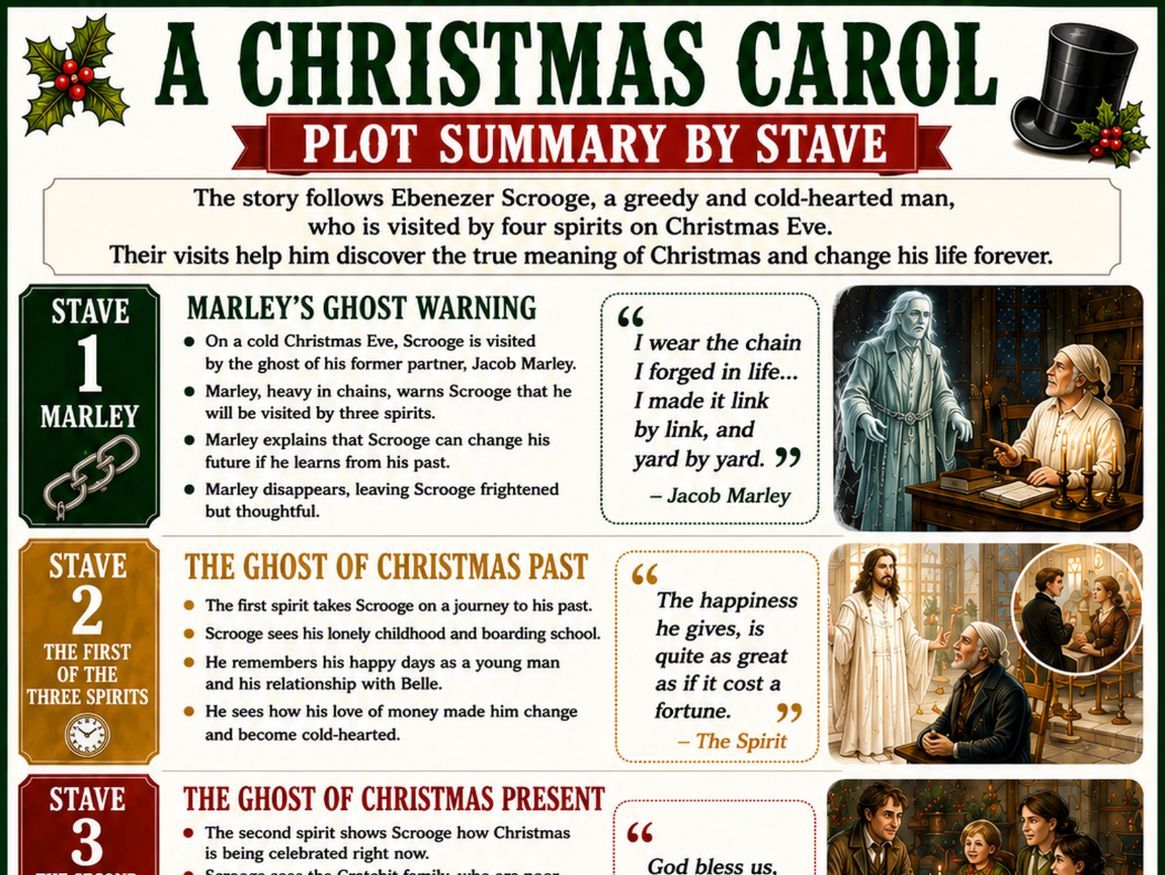 A Christmas Carol GCSE Poster Bundle