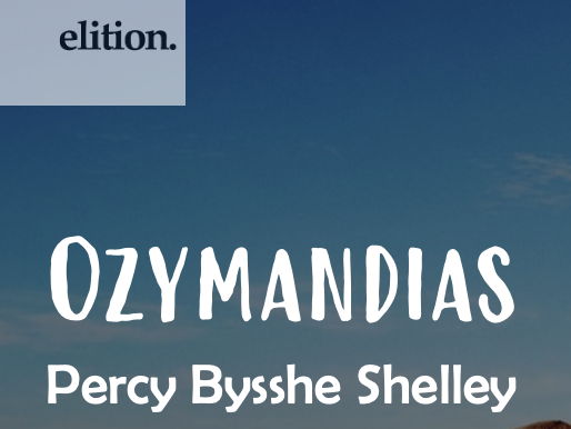 KS3 'Ozymandias' Analysis and Personal Response