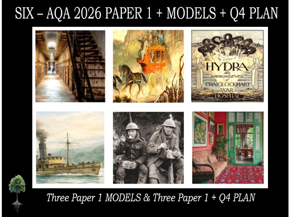 SIX - AQA PAPER 1 | 2026 FULL MOCKS | MODELS | Q4 PLAN