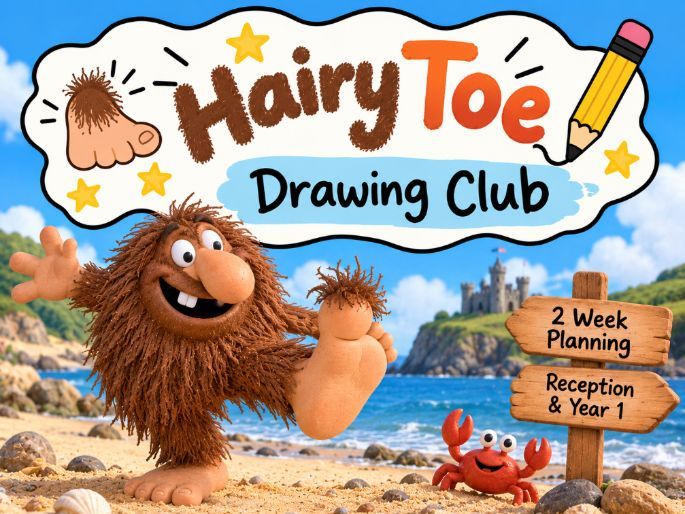 The Hairy Toe – Drawing Club Planning, Colourful Semantics & Vocabulary | EYFS & KS1