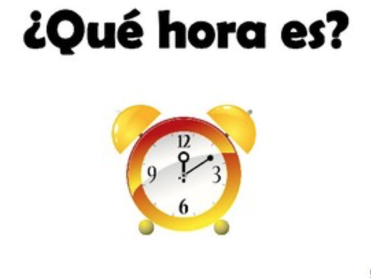 Los lugares y la hora - Telling the time