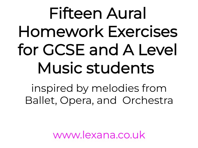 GCSE & A Level Music Aural Homework Kits