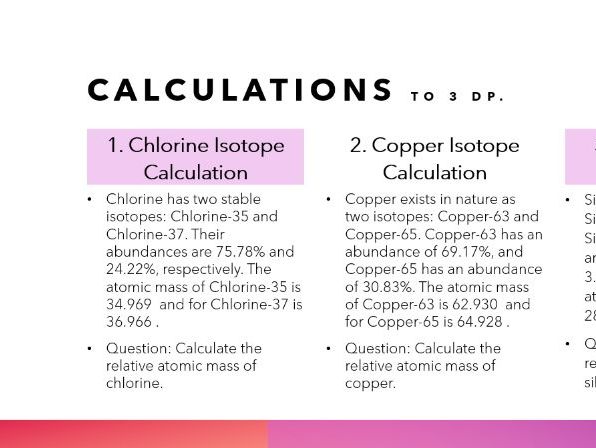 Unit 1 Topic 2 IAS Edexcel Chemistry: Atomic Structure & the Periodic Table