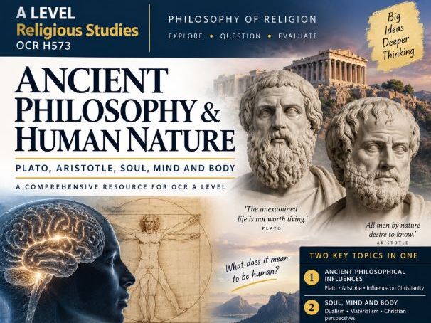 Level Religious Studies: Ancient Philosophy & Human Nature - OCR H573