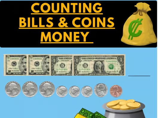 Money Worksheets - Counting United States Bills and Coins