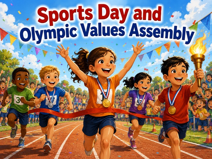 Sports Day and Olympic Values Assembly — Whole School | Script + PowerPoint