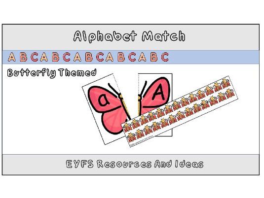Butterfly Alphabet Matching