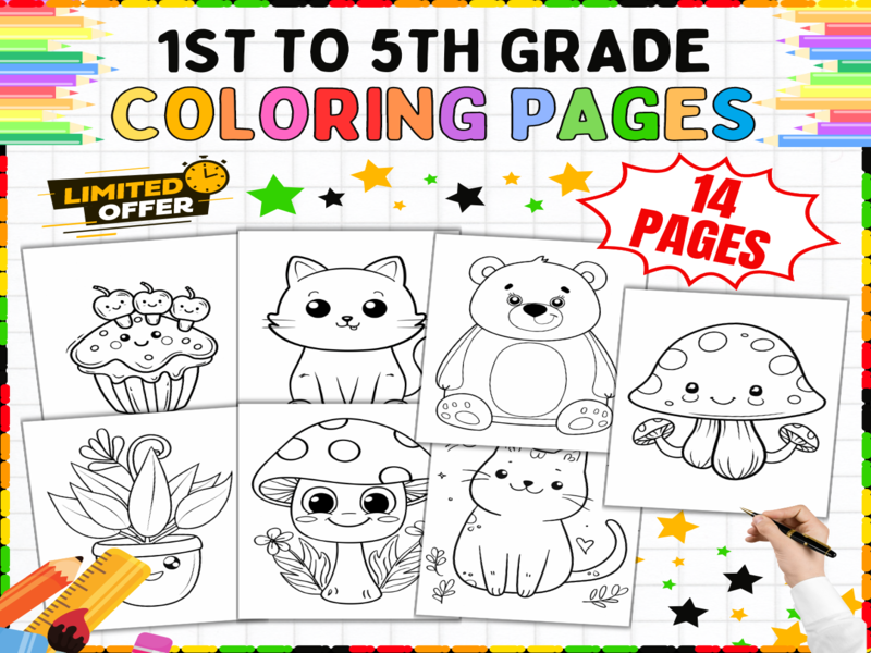 Colouring Pages for Kids | Fun Animal & Nature Art Activities | Primary School Resources