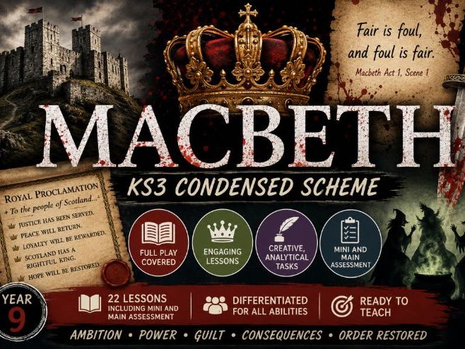 KS3 - Condensed Macbeth Y9