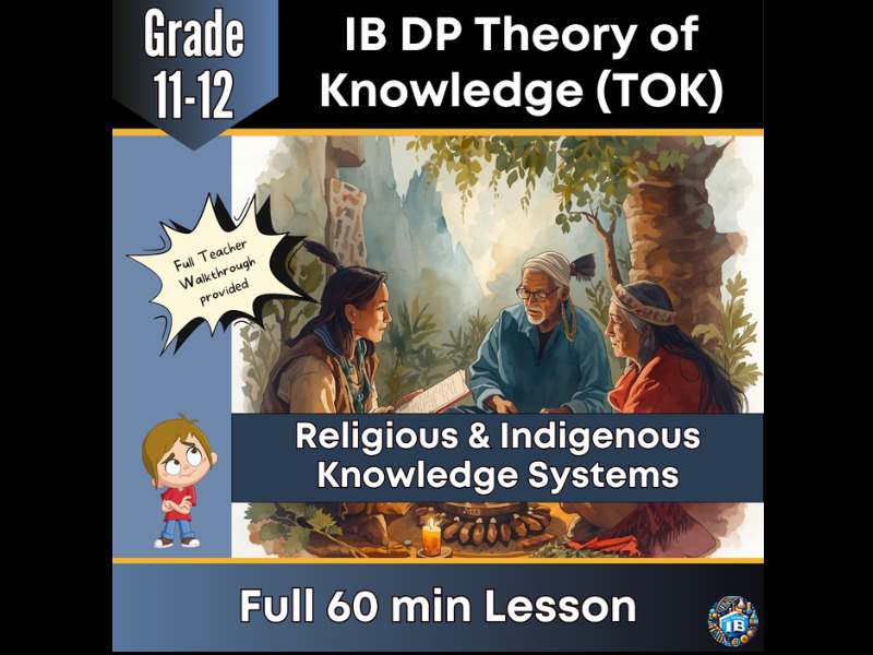 IB DP Theory of Knowledge (TOK): Religious and Indigenous Knowledge Systems – Full Lesson 2026
