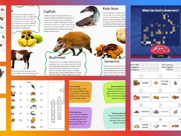 KS2 non-European Society - The Kingdom of Benin: Food Lesson Pack
