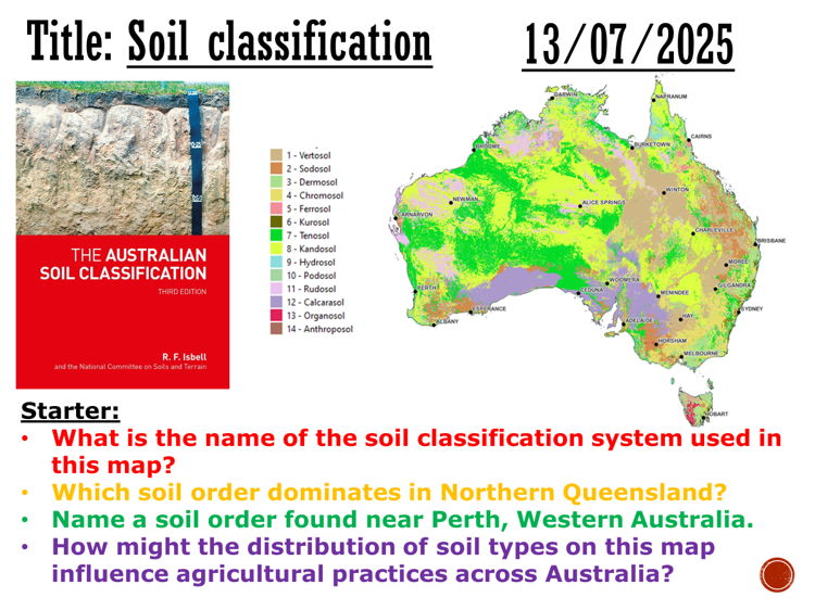 Australian Soil classification