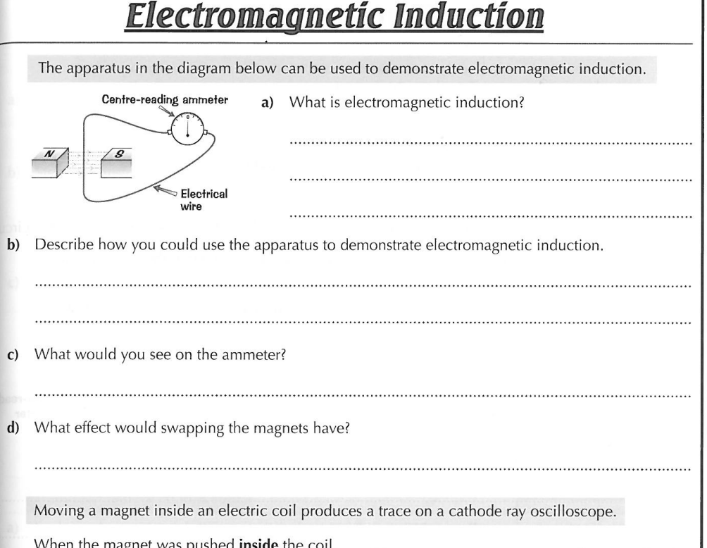 P15.5 The Generator effect Teaching Resources
