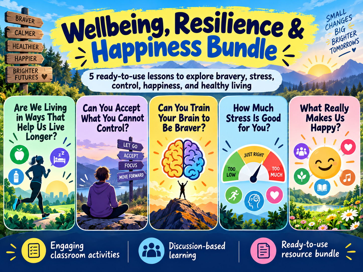 Complete PSHE & Wellbeing Bundle - 5 Fully Resourced Lessons