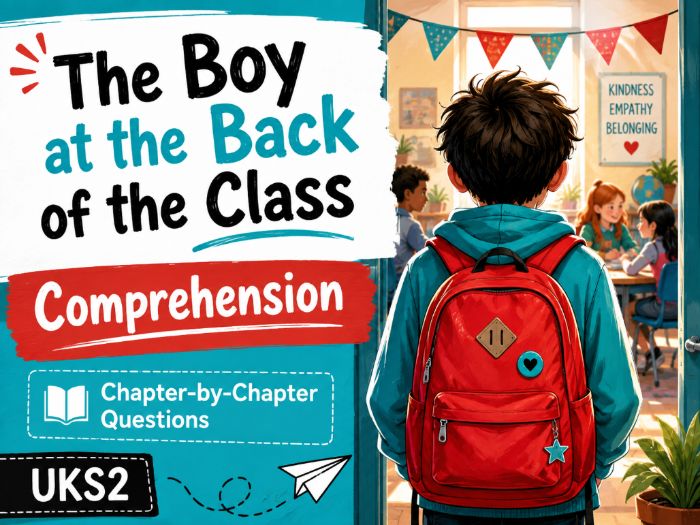 The Boy At The Back Of The Class - Comprehension Questions - UKS2