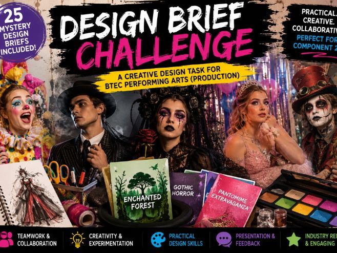 Design Brief Challenge – BTEC Performing Arts Component 2 (Production)