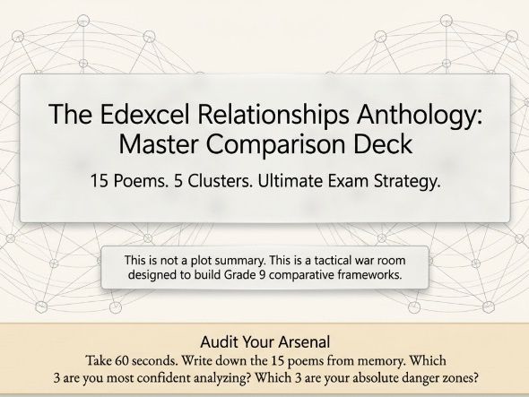Edexcel Relationships Poetry Anthology | Complete 15-Poem Bundle | GCSE English